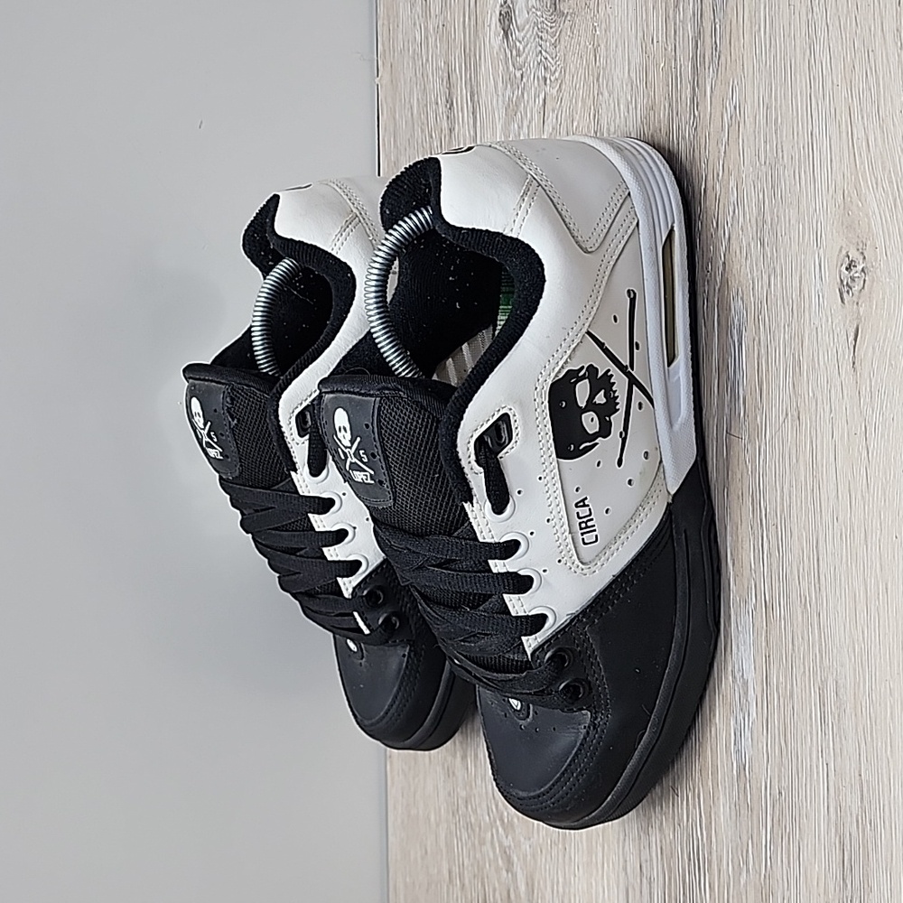 Rare Womens Vintage C1RCA Lopez 50 (AL50) Skate Shoes Skull & Crossbones Sz 8.5